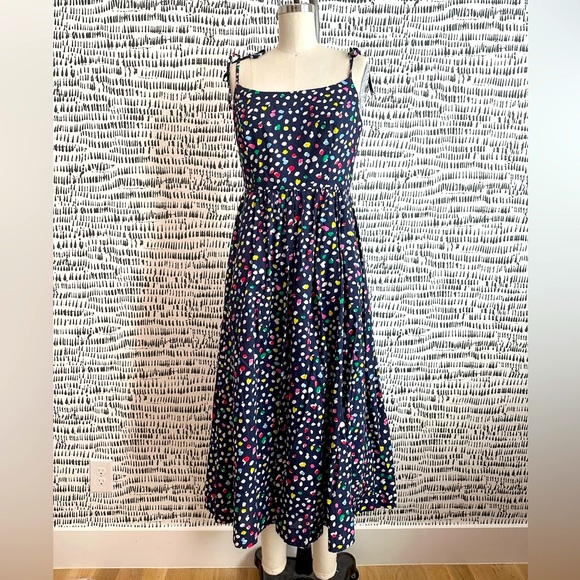J Crew Multi-Color Cotton Sundress Size 6 - Picture 2 of 6